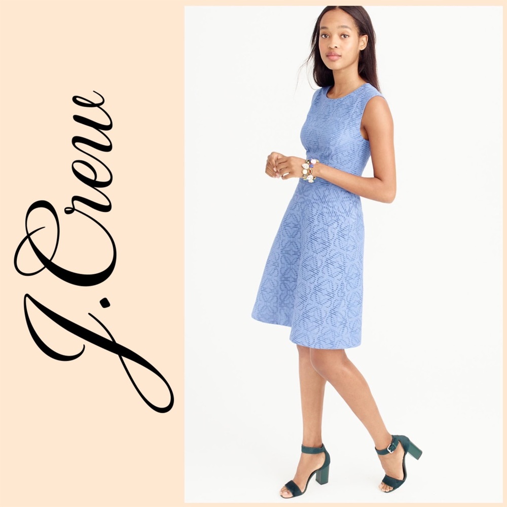 NWT J. Crew Textured Eyelet dress, 10